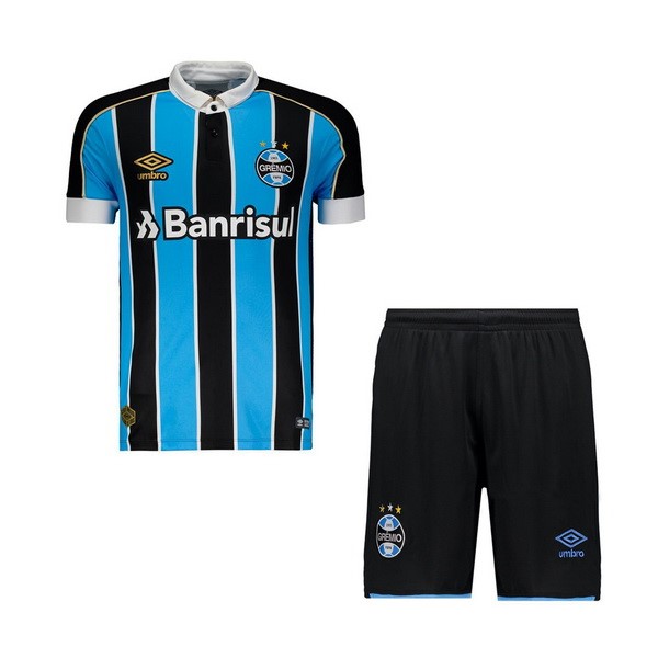 Camiseta Grêmio 1ª Niño 2019/20 Azul Negro